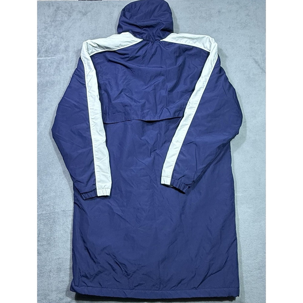 VINTAGE Nike Parka Jacket Mens M Sideline Bench Coat Full Length Insulated Y2K - Picture 6 of 8